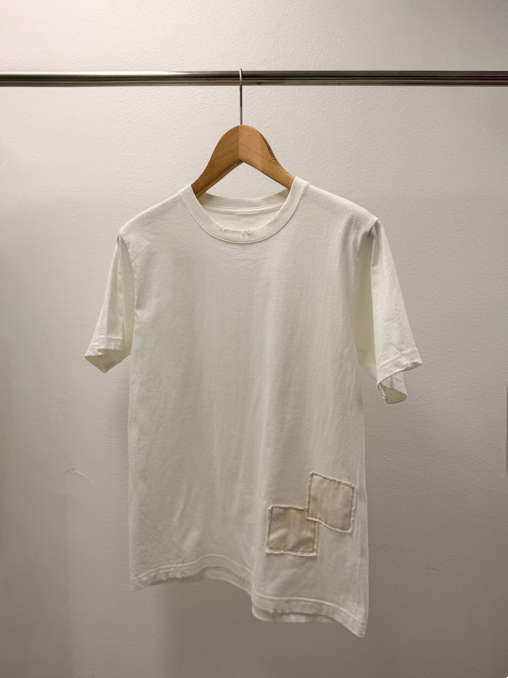 Damage patch t shirts