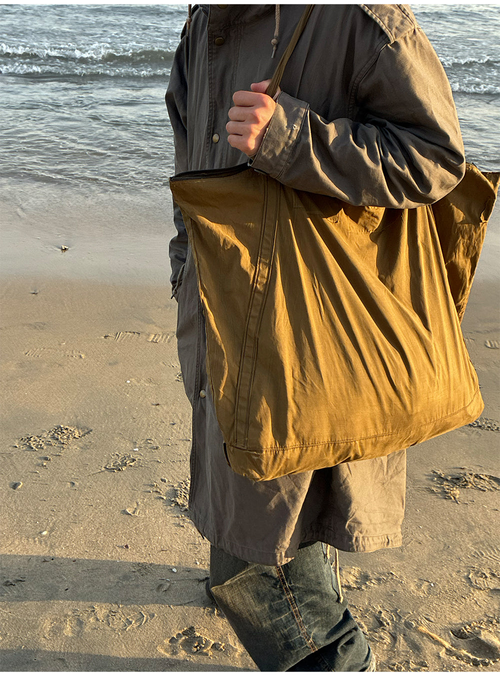 Waxed Cotton Big Bag