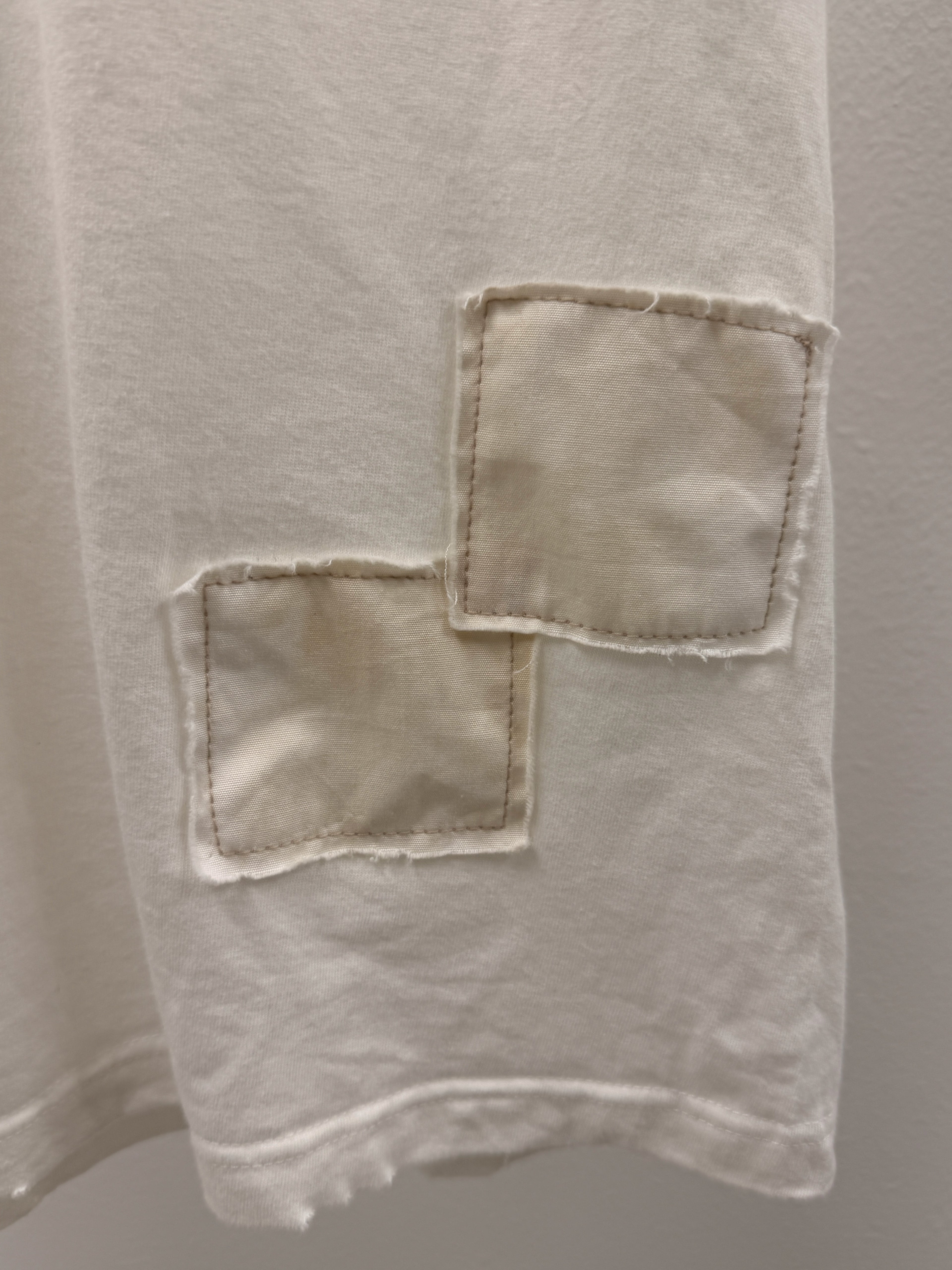 Damage patch t shirts